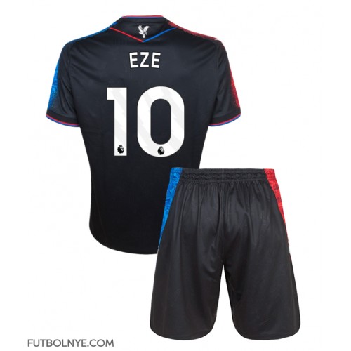 Camiseta Crystal Palace Eberechi Eze #10 Tercera Equipación para niños 2024-25 manga corta (+ pantalones cortos)